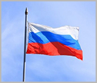 флаг РФ на флагштоке